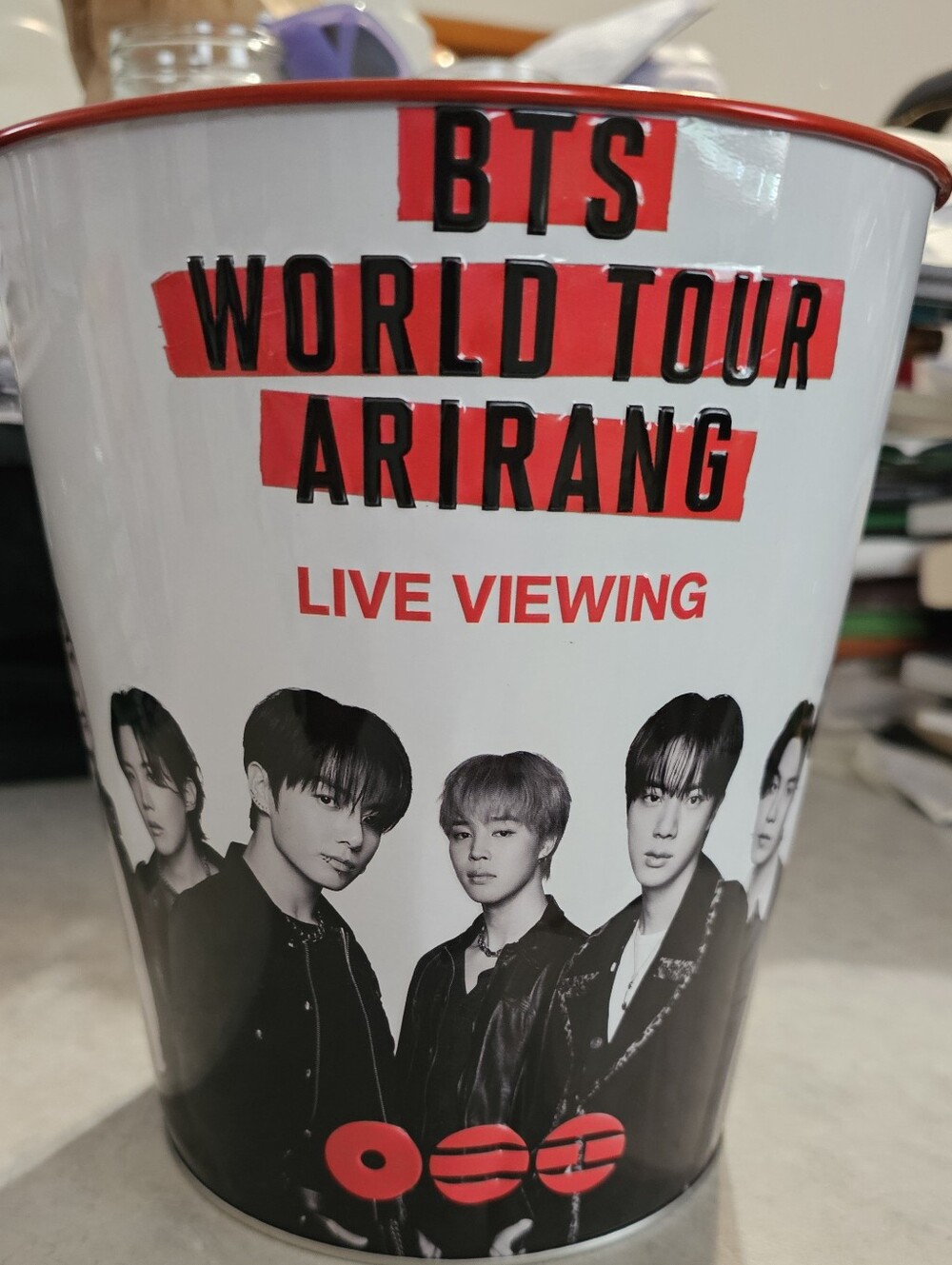 BTS Popcorm Bucket